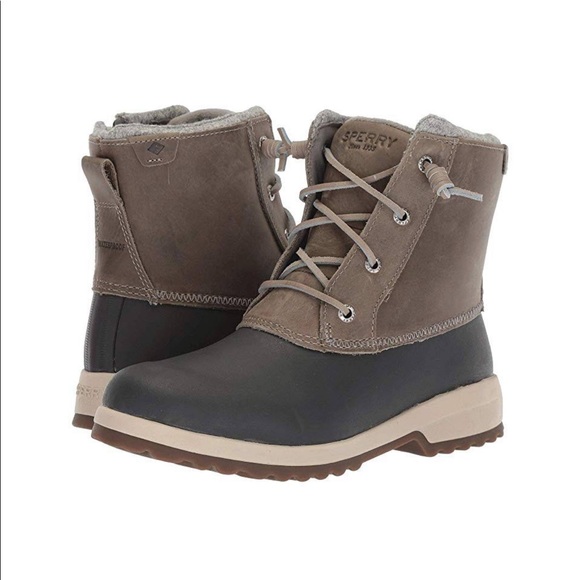 sperry maritime repel boot grey
